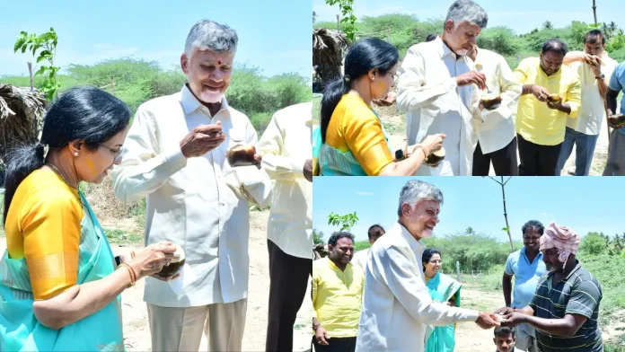 Andhra Pradesh Chief Minister N Chandrababu Naidu and his wife Nara Bhuvaneswari Andhra Pradesh Chief Minister N Chandrababu Naidu and his wife Nara Bhuvaneswari