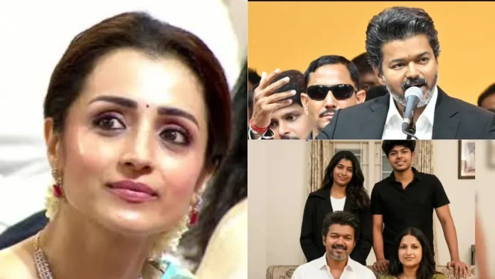 Trisha Joins Vijay Cabinet Trisha Joins Vijay Cabinet