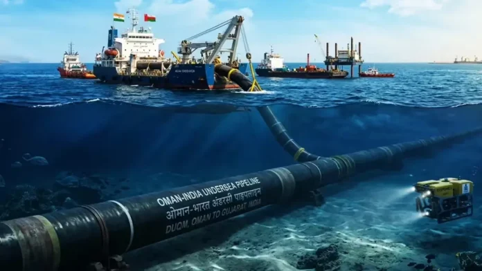 India’s Mega Undersea Pipeline Project with Oman for Energy Security
