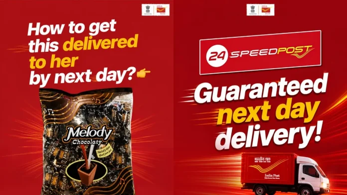 Speed ​​Post campaign with a new meme