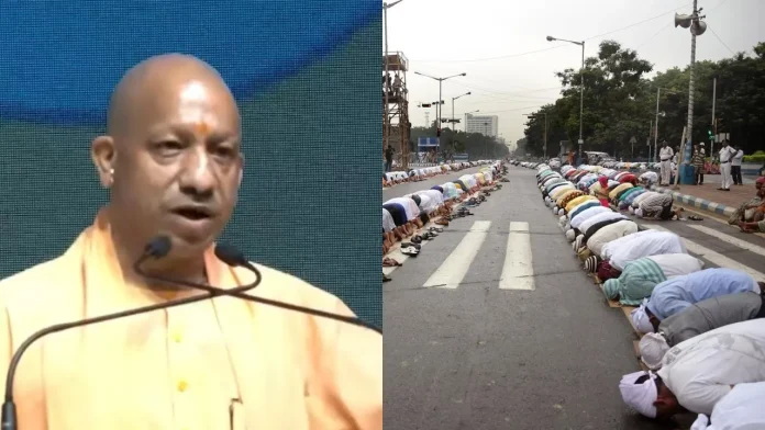 UP CM Yogi Adityanath warns against offering namaz on road UP CM Yogi Adityanath warns against offering namaz on road