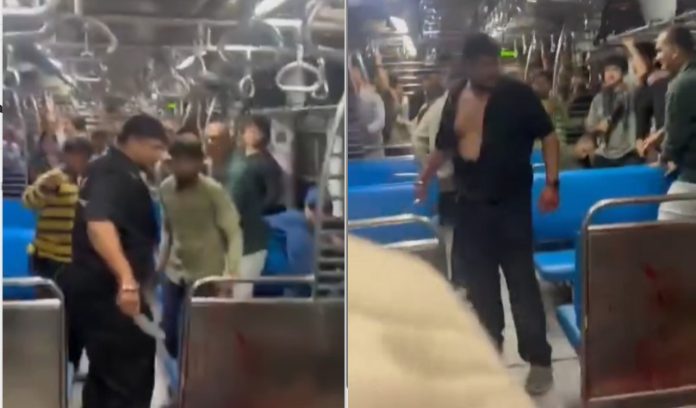 Brutal murder on a local train
