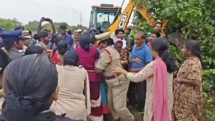 High tension in Bahaduraguda