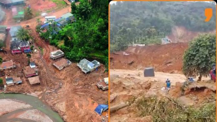 Landslide hits Wayanad tunnel project site.