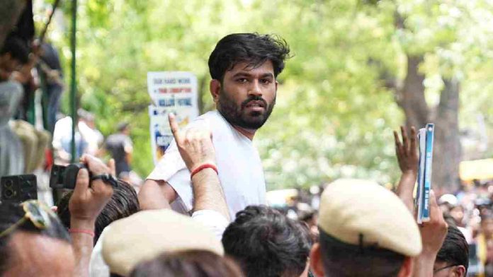 High tension in Delhi