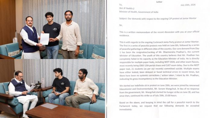 CJP representatives meet J.P. Nadda.