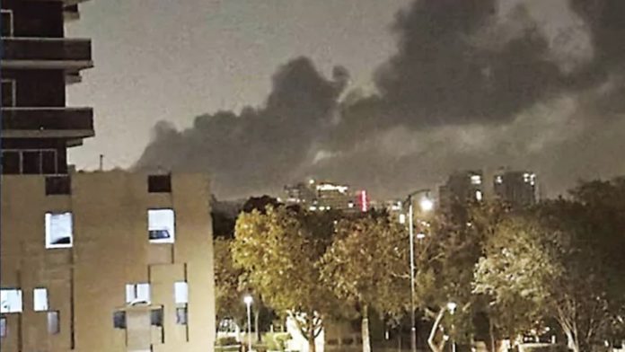 Massive explosions in Dubai'