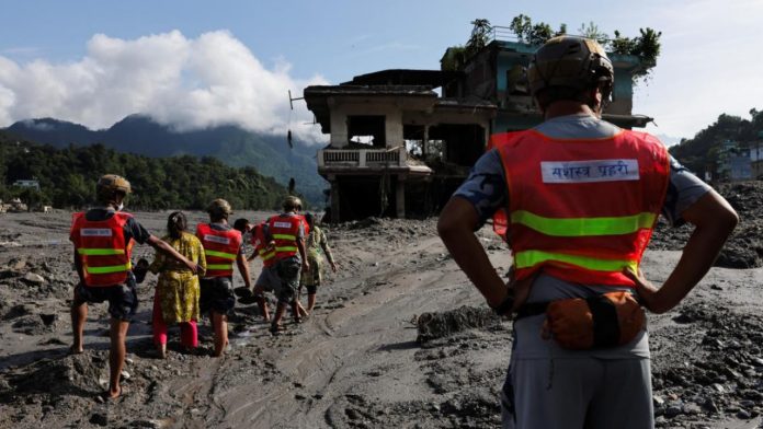 nepal flash floods