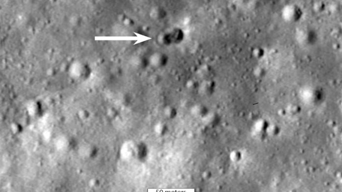 SpaceX Rocket Moon Crash