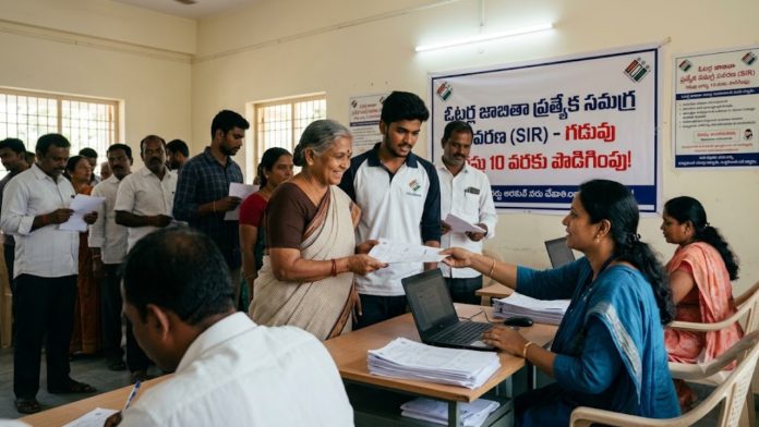 Telangana SIR Enumeration Date Extended