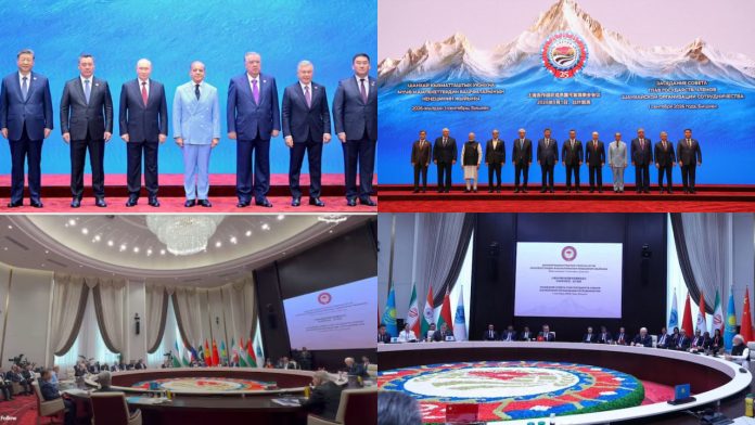 Pakistan PMO crops PM Modi out of SCO group photo.